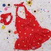 Traje de baño infantil Orly estilo coreano, mismo estilo, lindo vestido de una pieza para bebé, traje de baño para aguas termales y playa