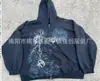 Sudadera con cremallera y estampado de esqueleto, estilo vintage americano, suéter estampado, top nuevo de moda transfronterizo para hombre y mujer