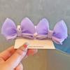 25 Años Primavera Estilo Coreano Celebridad de Internet Fresco Pequeño Súper Hada Lazo Clip Tridimensional Infantil Celebridad de Internet Accesorios para el Cabello de Niñas Tocado