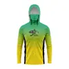 Ropa de Pesca de Manga Larga Transpirable con Protección Solar Camiseta Camuflaje Estampado de Verano Ropa de Pesca Transfronteriza