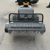 Cortacésped de Oruga Eléctrico Controlado Remotamente, Batería de Litio ZY550, Máquina para Deshierbe y Trituración de Hierba en Terrenos con Pendiente Fotovoltaica de Espacios Verdes Municipales