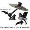 Novo Prato de Crash para Acidentes de Carro Transfronteiriço da Amazon Decoração de Prato de Percussão Montado no Carro para Saída de Ar
