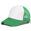2022 comercio exterior primavera caliente color sólido gorra de red de béisbol gorra para el sol logotipo fijo gorra de camionero gorra publicitaria