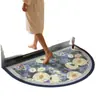 Alfombrilla de Piso Retro para Baño, Absorbente de Agua para Ducha, Resistente a la Suciedad, Antideslizante, Se Puede Cortar, Secado Rápido, Resistente al Desgaste, Alfombrilla de Piso de Tierra de Diatomeas