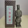 Souvenirs Turísticos de los Guerreros de Terracota de Xi'An, Adornos de Guerreros de Terracota de Color Azul Piedra en Caja Individual, Artesanías Especiales para Extranjeros