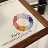 Pulsera de Cristal Multi-Precioso Dopamina Natural Original de Piscina de los Deseos para Mujer, Llena de Energía, Lujo Ligero, Joyería de Mano Versátil