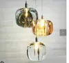 Lámpara de araña de cristal con combinación de múltiples cabezales, creativa y transfronteriza, para restaurante, estudio, mesita de noche, dormitorio, cafetería, diseñador, Hui Xin