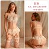 DZ Guiruo marca sexy cueca sexy tentação chiffon perspectiva quente cama de três pontos uniforme conjunto 104