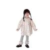Roupa Infantil Coleção Primavera 2026: Camisa Longa Colorida com Bolinhas Estilo Coreano para Meninas Mais Leggings Elásticas Slim-Fit para Crianças