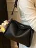 Bolso Sencillo y Elegante Estilo Coreano para Mujer, Bolso Cruzado de Hombro Casual Verano 2025 con Patrón de Lichi de Alto Valor