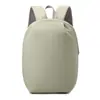 Bolso de Hombro Doble Sencillo de Color Sólido de Moda Estilo Coreano Moda Sencilla Mochila Ligera de Doble Hombro para Hombres Mujeres Estudiantes Universitarios Mochila Escolar para el Trabajo