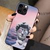 Adequado para Iphone17 Novo Modelo de Comércio Exterior Case de Celular Pintura a Óleo Artística Estudante de Arte David Case de Celular Artístico