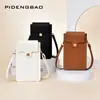 2026 Nuevo Modelo Bolso Sencillo de Color Sólido para Teléfono Móvil con Ventana Transparente y Capacidad para Pantalla Táctil, Bolso Mini Delgado de Hombro Cruzado