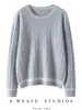 Nuevo Suéter de Cachemira para Otoño e Invierno para Mujer Cuello Redondo Color Contrastante Tejido Trenzado Suéter Elegante que Adelgaza Ajuste Holgado Suéter de Lana para Abrigo