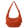 Bolsa Transversal de Nylon Personalizada para Roupas de Trabalho, Bolsa Grande Versátil Lulu Dumpling Feminina para Roupas de Trabalho, Bolsa de Ombro Impermeável de Alta Qualidade