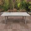 Mesa y Sillas de Comedor para Balcón Exterior Nórdico, Patio de Villa, Solárium, Jardín de Hotel, Muebles de Ocio al Aire Libre, Silla de Ratán de Cuerda