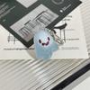 Chaveiro criativo fofo fantasma luminoso engraçado tridimensional bolsa de boneca de Halloween pingente acessórios