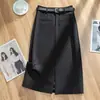 Falda Lápiz Recta con Abertura para Mujer, Nuevo Otoño 2026 Cintura Alta Adelgazante Versátil para el Trabajo
