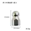 Máquina Limpiadora Rata de Agua Desatascos de Alcantarilla Boquilla Limpiadora de Tuberías Cabeza de Rata de Alta Presión Accesorios Desatascadores 1/4