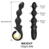 Vibrador de Silicone Inflável Transfronteiriço, Plug Anal Vibratório, Expansor Anal de Brinquedo Sexual Elétrico, Atacado de Brinquedos Sexuais