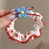 Scrunchie de cetim plissado estilo coreano para mulheres, novo modelo 2026, alta elasticidade, prendedor de cabelo durável, faixa de cabelo, acessório de cabelo elástico