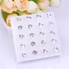 Aretes de Resina de Grado Médico con Diamantes Brillantes al por Mayor de Plástico Libre de Alérgenos Joyería para Orejas Transparente para Orejas Sensibles con un Toque de Lujo