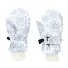 Guantes de Esquí Transfronterizos para Niños y Niñas, Forrados de Polar en Invierno, Engrosados, a Prueba de Frío, Cálidos, Cortavientos, Guantes de Cobertura Total