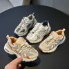 Zapatos Infantiles de Fábrica, Zapatos tipo "Dad Shoes" para Niñas, Zapatos Deportivos Casuales Transpirables de Malla, Zapatos Deportivos Ligeros de Moda para Niños al por Mayor