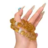Pulseira de Cristal Citrino Natural Huangta Mountain Huangasai 10mm para Enviar de Presente para Namorada