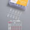 Manicure transparente pequeno desgaste caixa de unhas handmade caixa de armazenamento de unhas caixa de embalagem terminado caixa de exibição de unhas atacado
