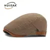 Gorra clásica de espiga para hombre, gorra de béisbol cálida con forro de forro polar para otoño e invierno, boina retro británica para mujer