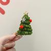 Pinza para el cabello navideña Tocado Accesorios para el cabello navideños Moño de felpa para mujer Otoño e invierno 2024 Lavar la cara Diadema navideña