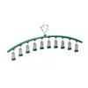 Clip para calcetines de acero inoxidable con múltiples pinzas, a prueba de viento y que no deja marcas, tendedero doméstico para ropa interior, herramienta multifuncional para secar calcetines