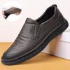 Primavera 2025 Nuevos Zapatos Casuales Deportivos de Cuero Ultrafino de Suela Blanda y Superficie Suave para Hombre, Slip-on Resistentes al Desgaste, Zapatos de Papá, Zapatos de Cuero
