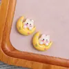 Accesorios de Resina de Oso Arcoíris de Dibujos Animados Infantiles Material para Pasador de Pelo Pasador de Pelo Funda de Teléfono Móvil Parche Llavero Colgante