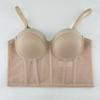 2024 Ropa Interior de Comercio Exterior Europea y Americana Nueva Camisola de Malla con Varillas Ropa Interior para Mujer Ropa Exterior