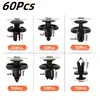 60 Piezas Adecuadas para Clips de Expansión Gm, Remaches para Guardabarros, Clips de Empuje para Parachoques