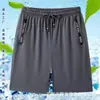 Calça Longa de Seda Gelada para Homens, Estilo Fino de Verão, Alta Elasticidade, Respirável, Caimento Solto, Tamanho Grande, Esportes Casuais ao Ar Livre, Secagem Rápida, Calça de Perna Reta
