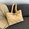 2026 Moda Novo Estilo Simples e Versátil Bolsa de Nylon Bordada Nuvem Bolsa Tote de Grande Capacidade Bolsa Transversal Bolsa de Ombro para Mulheres