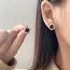 Nuevos Pendientes de Pin Plateado Pendientes Pendientes Pendientes para Mujer Exquisitos Nicho Corea del Sur Vintage Pendientes de Perlas Combinables Hada Joyería Elegante