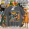 Clásicos de Montaña y Mar Americanos Hombre Palo de Madera Tongtongge Ropa Infantil Marca de Moda Ropa Periférica Camiseta de Manga Corta Infantil Camiseta Base Superior 7