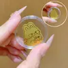 Pegatina Dorada Pura 2Mg 999 para Teléfono Móvil, Pegatina Dorada de Carcasa de Agua, Pegatina Dorada para Atraer la Fortuna, Regalo para Atraer Riqueza