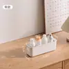 Caja de Almacenamiento Engrosada para Dormitorio Plástico Estilo Japonés Cesta de Almacenamiento para Cocina Rectangular Caja Organizadora para Baño Marco de Mesa para Gabinete