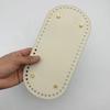 Accesorios Fondo de Bolso DIY Pieza Fondo Bolso Tejido Tulipán Material Bolso Pu Plato Ovalado Fondo de Bolso Moldeador