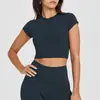 Tops Deportivos Delgados Transfronterizos para Yoga y Deportes al Aire Libre para Mujer, Camisetas de Manga Larga de Secado Rápido, Ropa de Yoga Ajustada para Fitness, Running y Entrenamiento