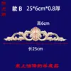 Tallado en Madera Dongyang Piezas de Flor Tallada en Madera Calcomanía Decorativa Tallada en Madera Cabezal de Puerta de Madera Maciza Marco de Puerta de Flor Larga Pared de Fondo Flor de Madera
