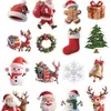 Decoração de Janela de Ano Novo de 2027 Adesivos de Natal Etiquetas de Natal para Decoração de Shopping