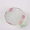 100 Piezas de Perlas de Vidrio Transparentes Blancas Altas de 8 mm Bolas Transparentes Blancas Puras Experimentales de 8 mm Mármoles Decorativos de 0.8 cm 70g