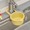 Cesta colgable para fregadero de cocina para uso doméstico, Separador de fregadero para residuos de alimentos, Cesta para lavar y filtrar frutas