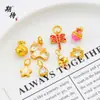 Venta al por mayor de Colgantes de Serie de Animales Lindos Hechos de Oro de Aluvión, Collares con Colgantes Creativos de Moda y Únicos para Mujeres